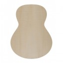 Curly maple classic guitar back 1st