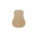 Exotic Maple Acoustic Guitar Back