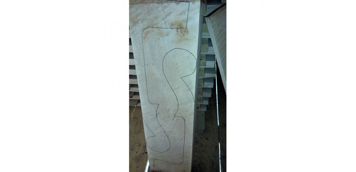 Mango violoncelo arce ojo de perdiz