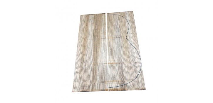 Fondo guitarra acústica zebrano