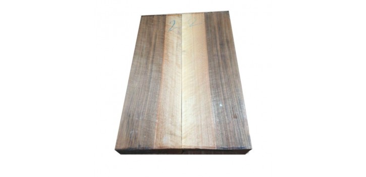 Cuerpo guitarra eléctrica nogal rizado