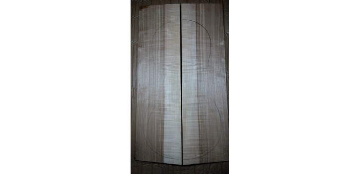 Fondo violoncello fresno rizado