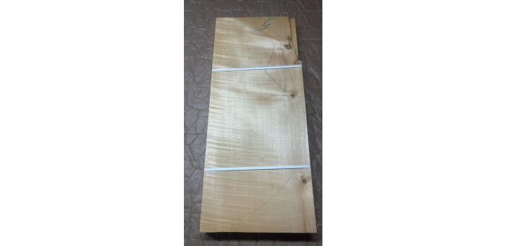 Fondo guitarra archtop arce rizado 2ª